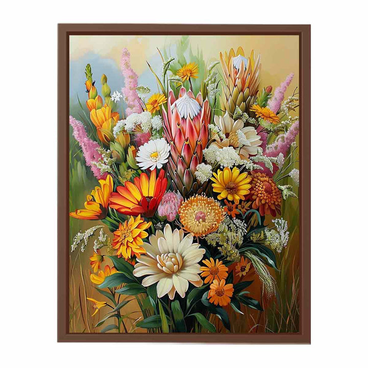 Native Flowers  Poster