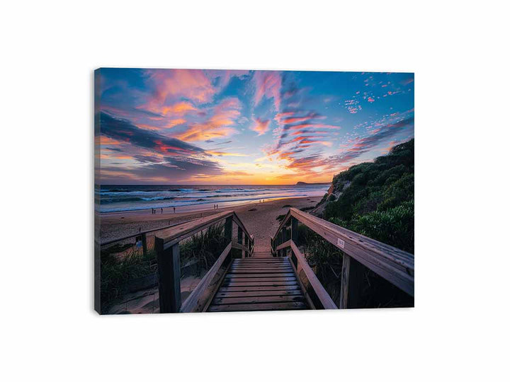 Beach Path  Canvas Print