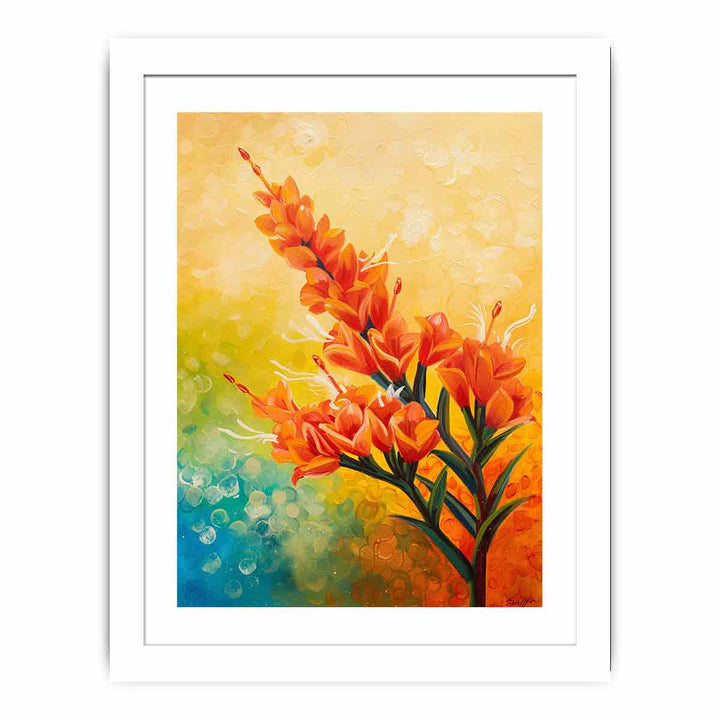 Kangaroo Paw Flower Streched canvas