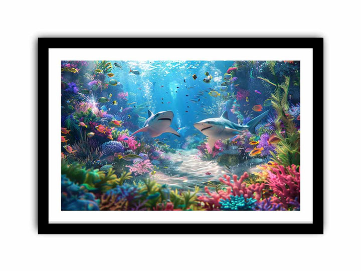 Underwater Love   Art Print