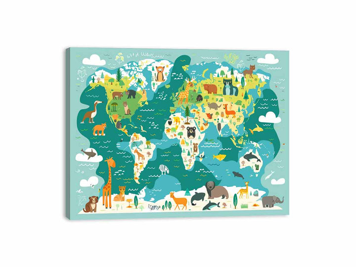 Animal World  Canvas Print