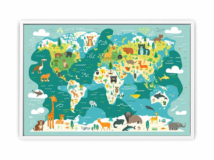 Animal World  Framed Print