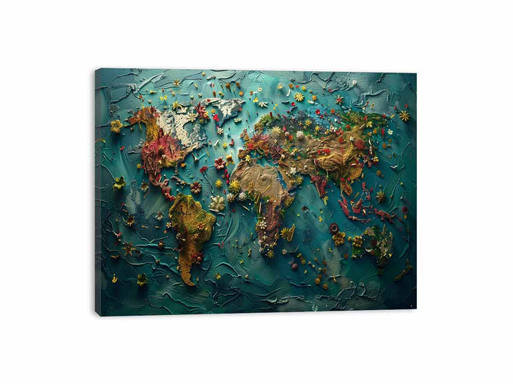 Floral World Canvas Print