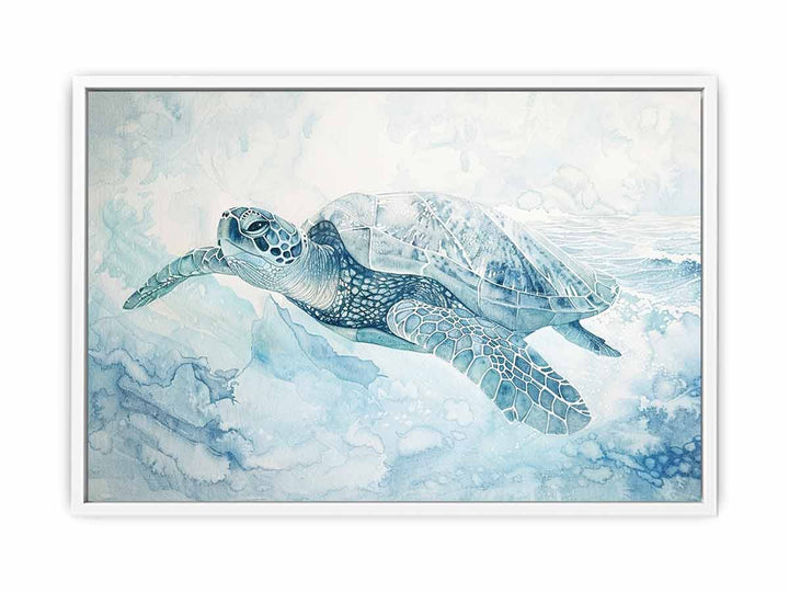 Ice Turtle  Framed Print