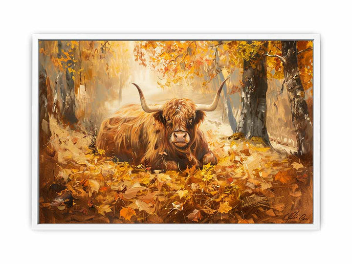 Lonely Highland Framed Print