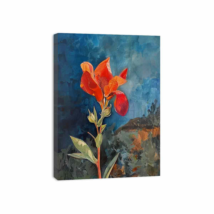 Sturts Desert Pea Flower Canvas Print