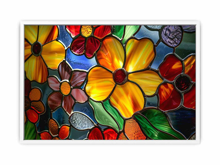 Glass Flowers Framed Print