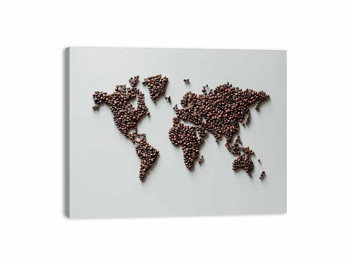 Coffee World Canvas Print