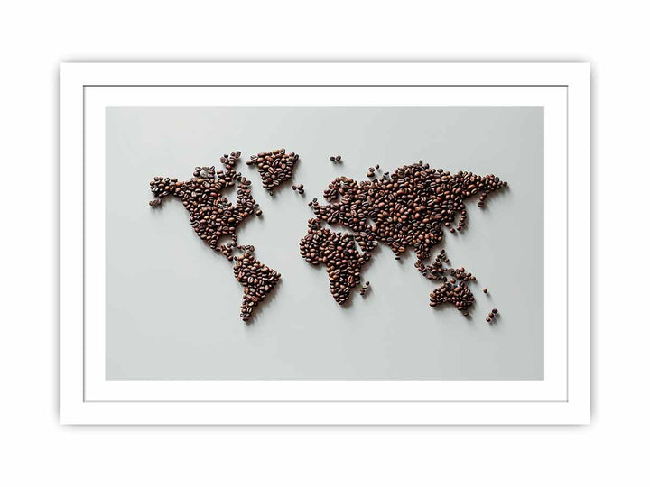 Coffee World Streched canvas