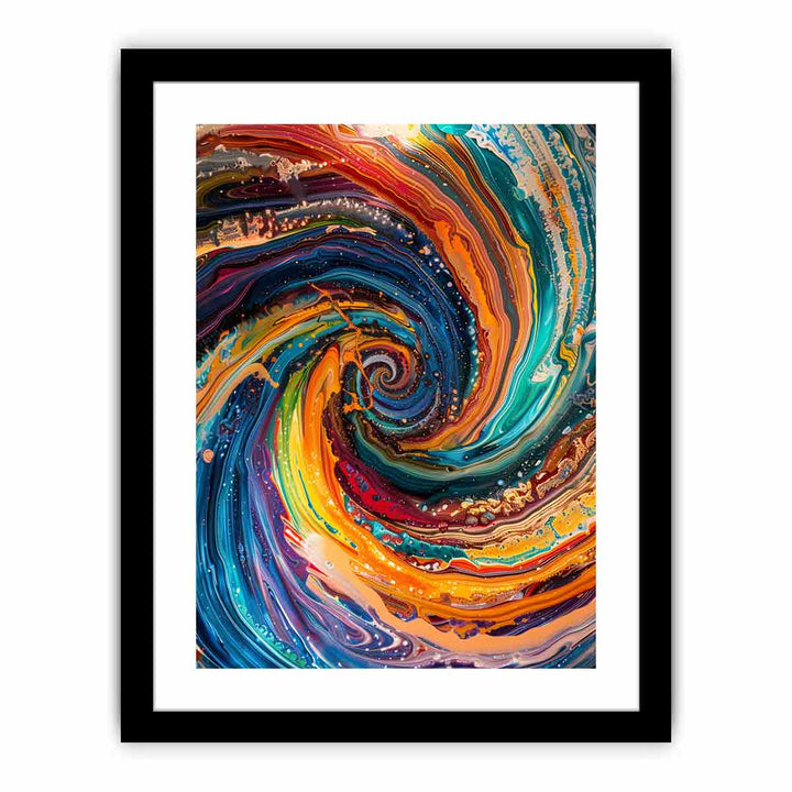 Vibrant Swirl  Art Print