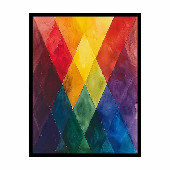 Colorful  Cones  Painting