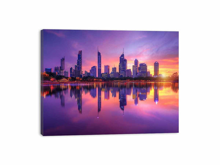 Perth City  Canvas Print