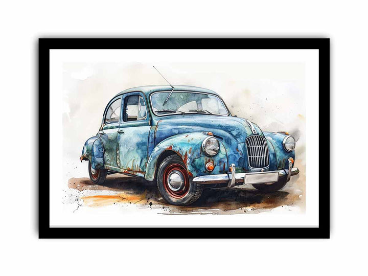 Morris Minor Car   Art Print