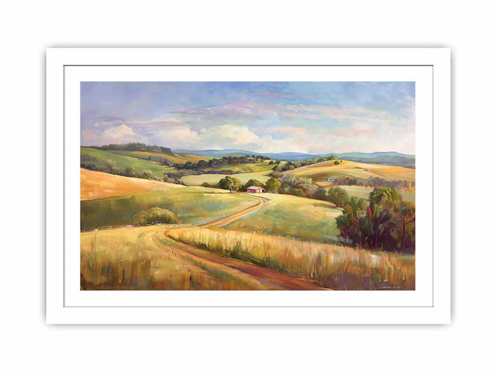 Aussie Landscape  Streched canvas