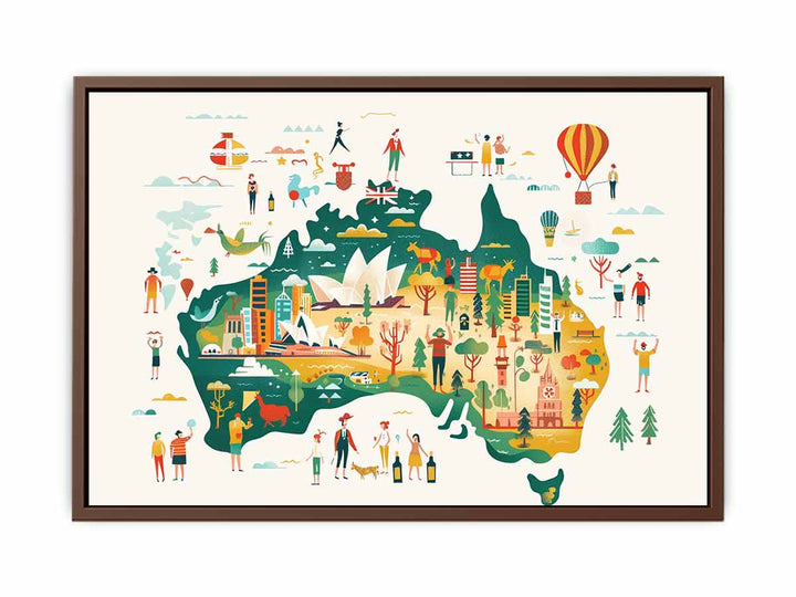 Colorfull Australia  Poster