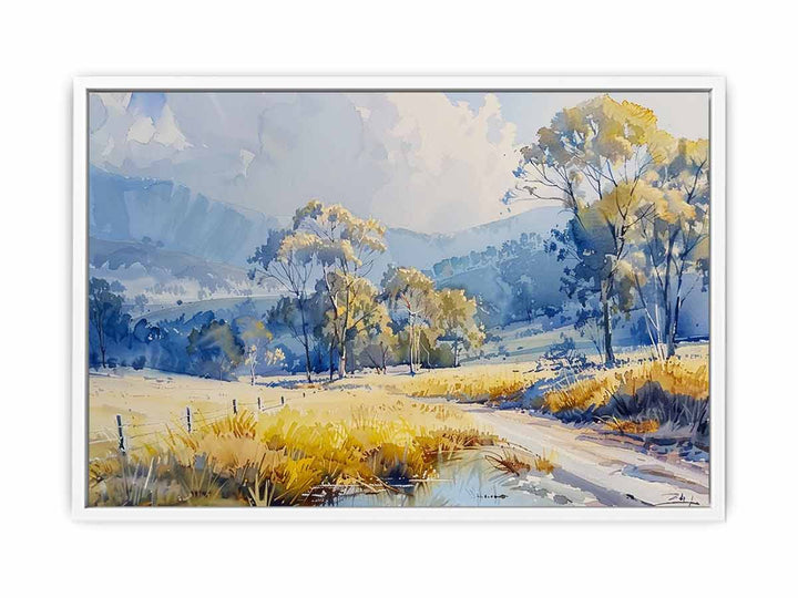 Aussie Landscape  Framed Print