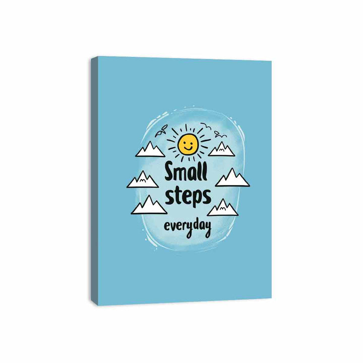 Small Steps Everyday Canvas Print