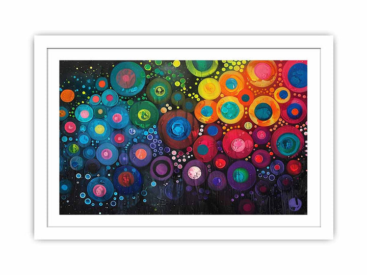 Abstract Circles  Streched canvas