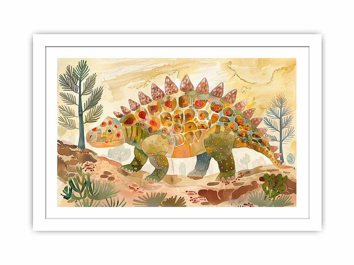 Ankylosaurus  Streched canvas