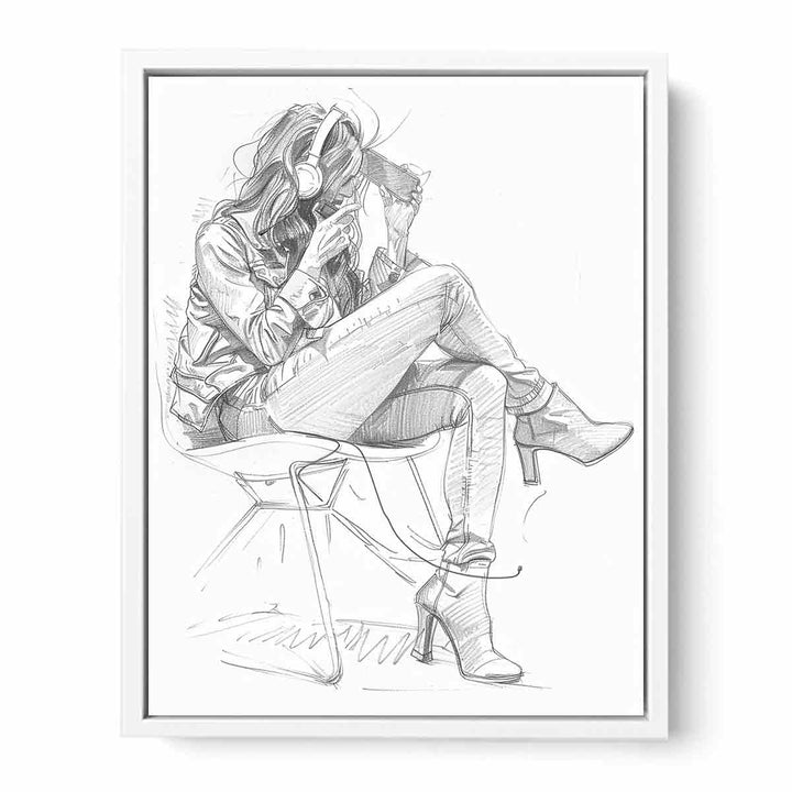 Let Me Talk Framed Print