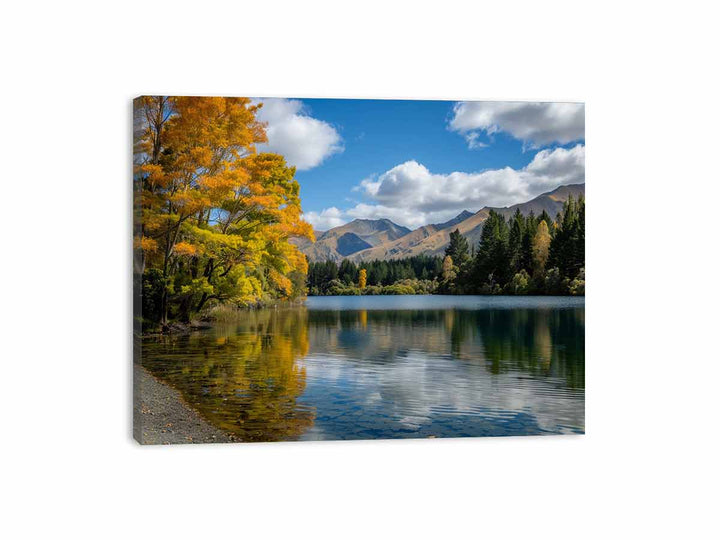 Lake Benmore New Zealand Canvas Print