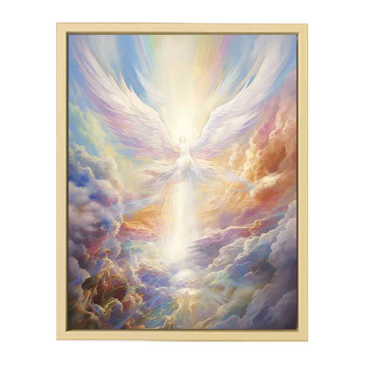 Heavenly Art Painting framed Print