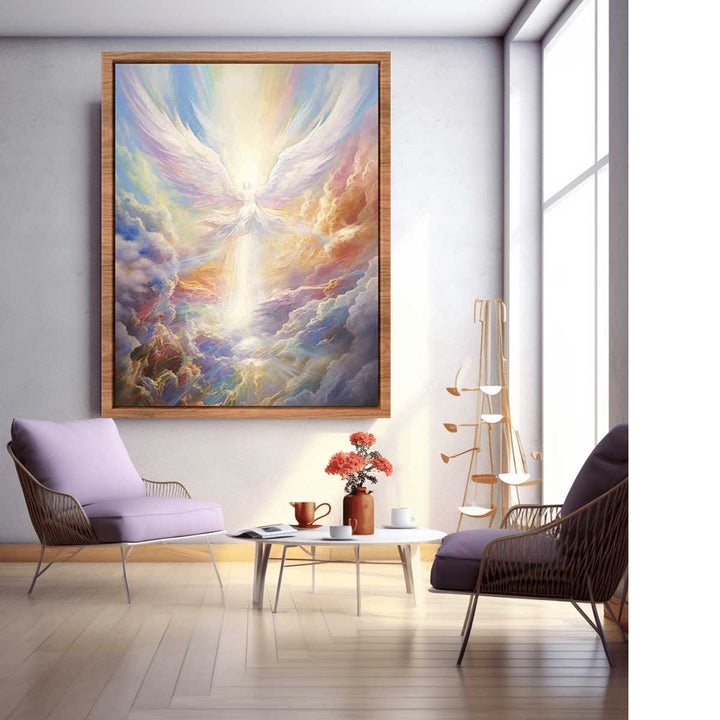 Heavenly Art Painting Art Print