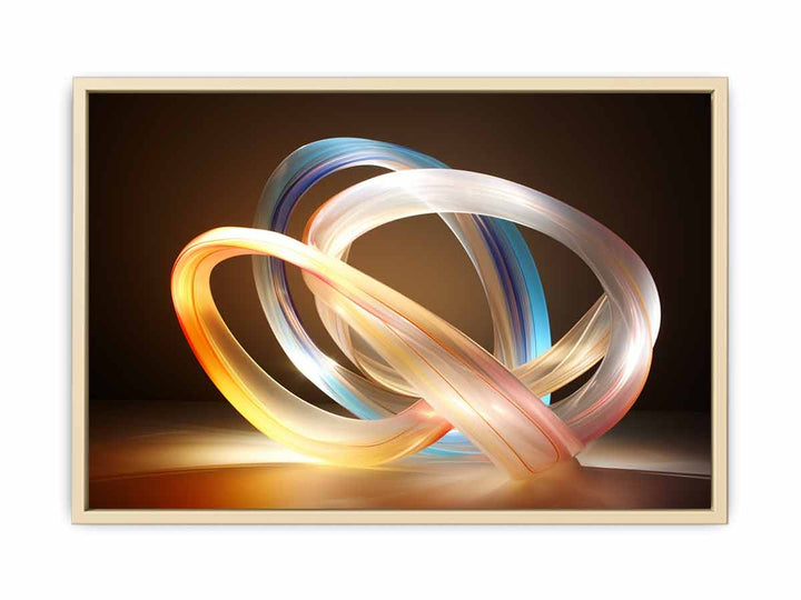 Light Modern Art framed Print