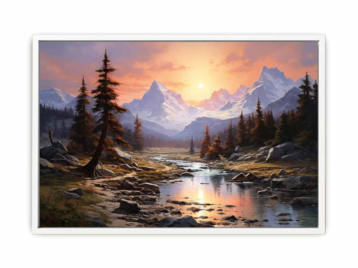 Sunrise In The Sierra  Painting