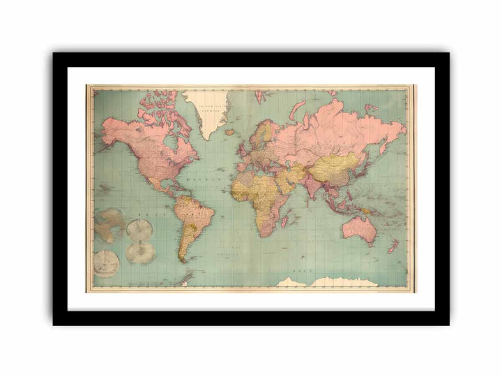 Vintage Map  Art Print