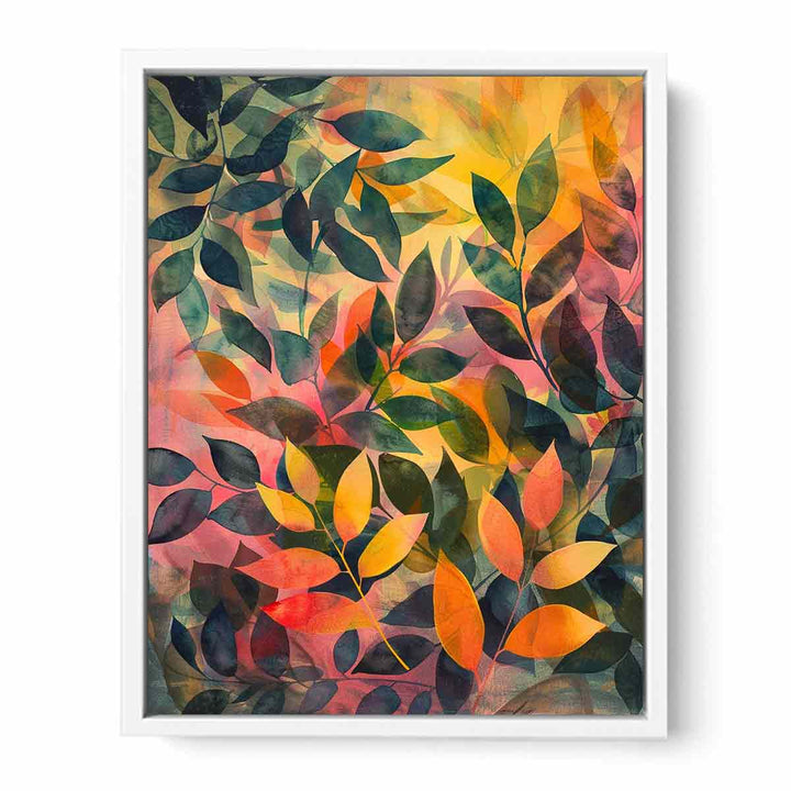 Bush Leaves Framed Print