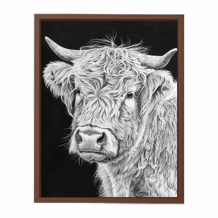 Henrietta The Highland Cow  Poster