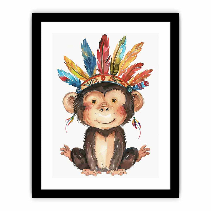 Monkey Face  Art Print