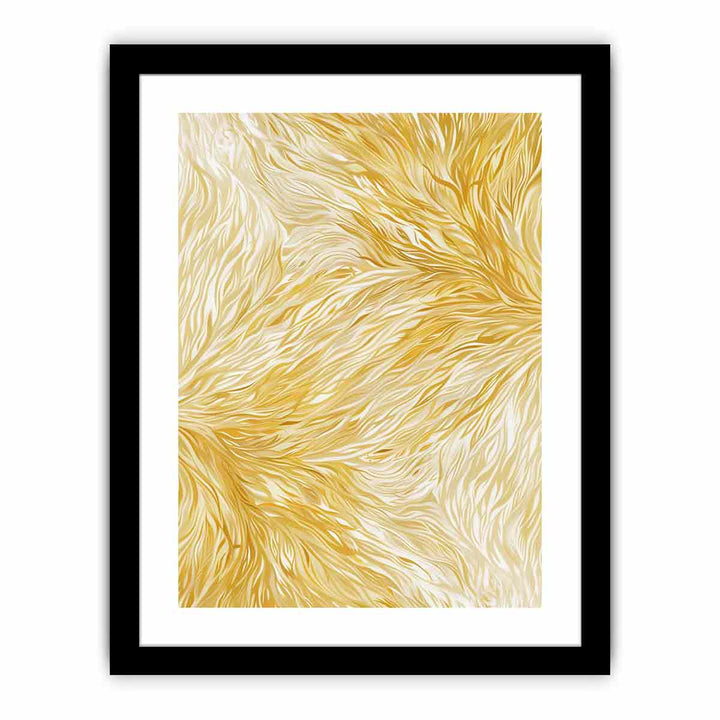 Yellow Texture Art  Art Print