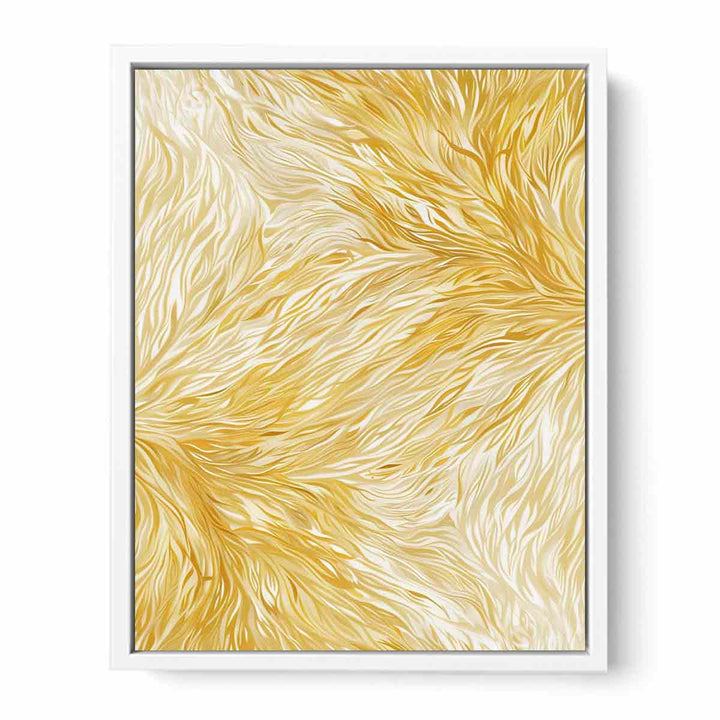 Yellow Texture Art Framed Print