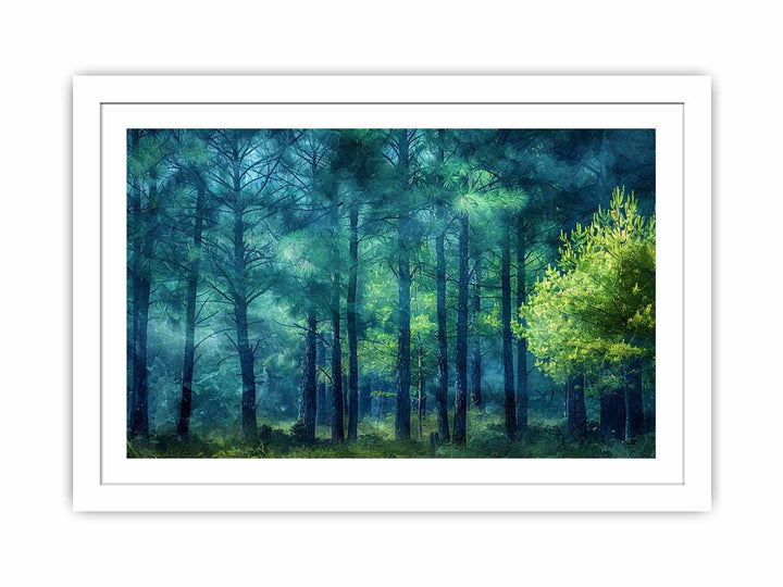 Pine Forest Streched canvas