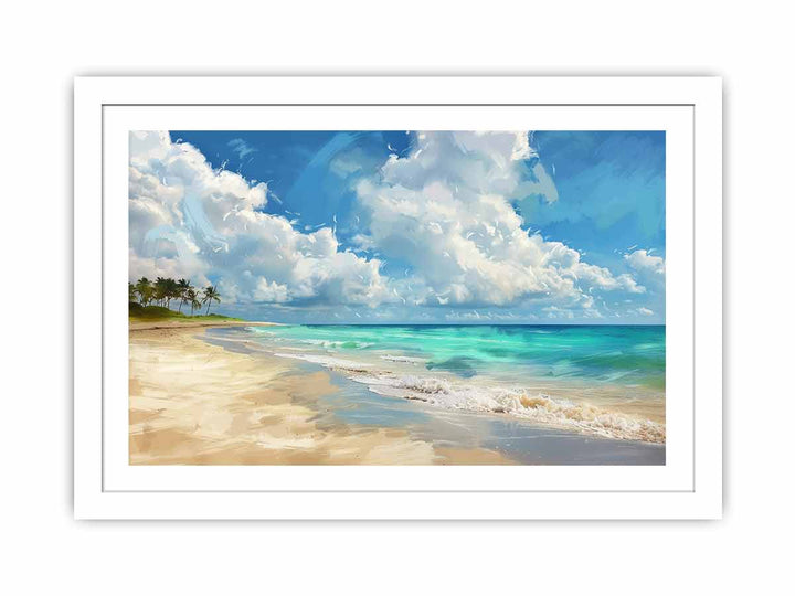 Beach Landscape Streched canvas