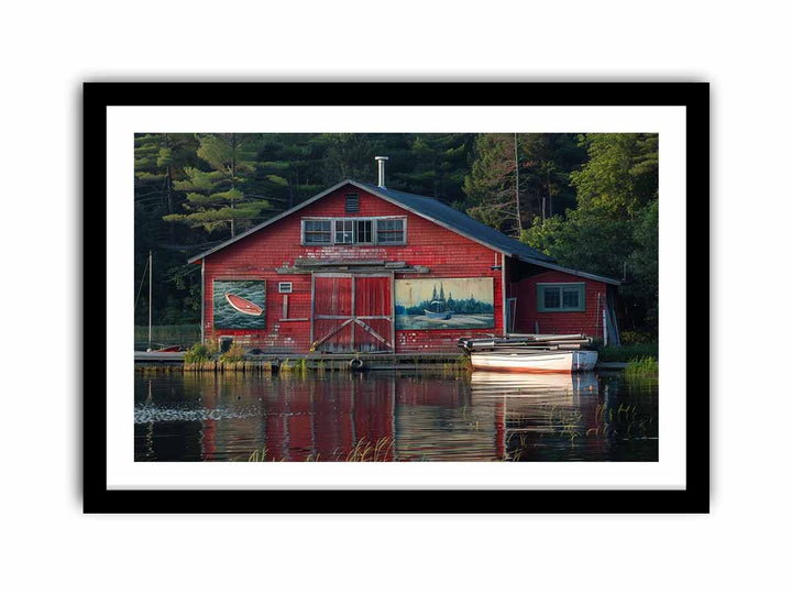 Boat House  Art Print