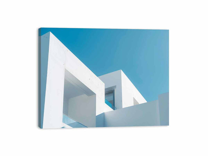 White Square Canvas Print