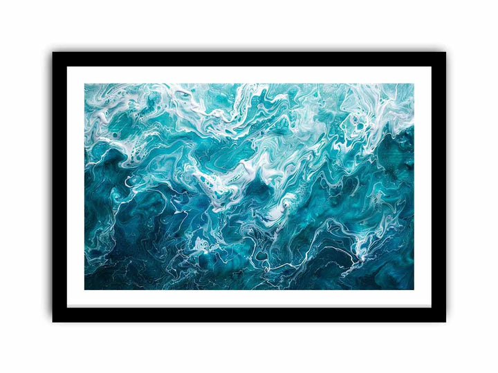 Teal Blue  Art Print