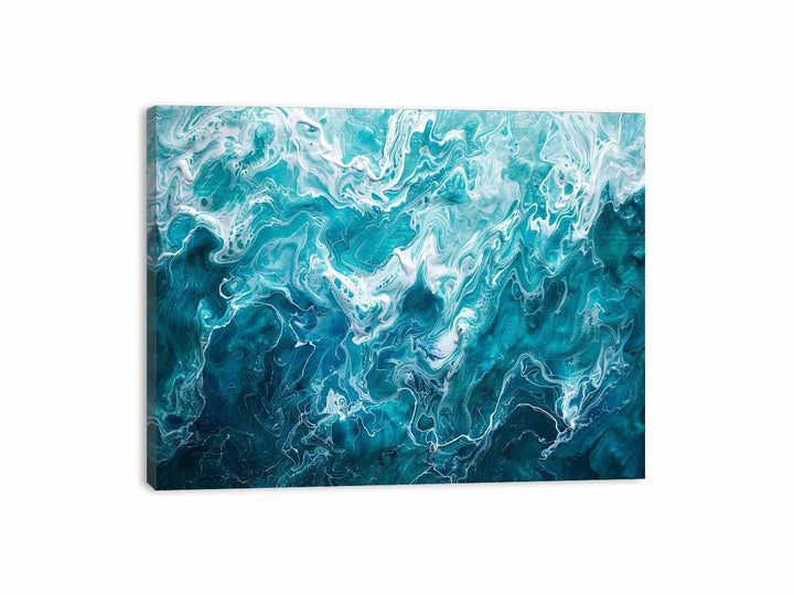 Teal Blue Canvas Print