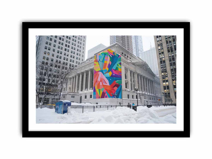 Snow Central  Art Print