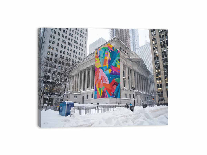 Snow Central Canvas Print