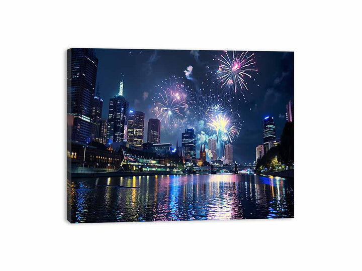 Firewords Australia Canvas Print