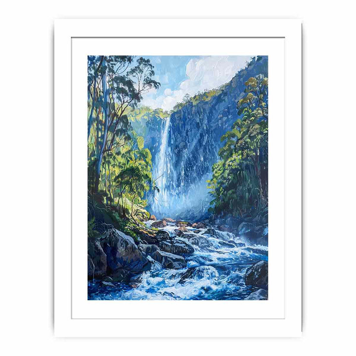 Ellenborough Falls Streched canvas