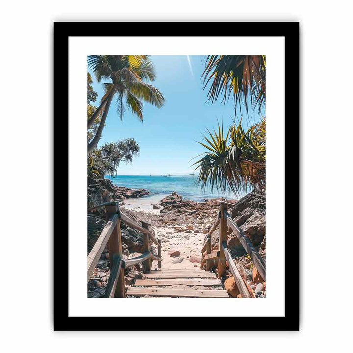 Sunshine Coast Steps  Art Print