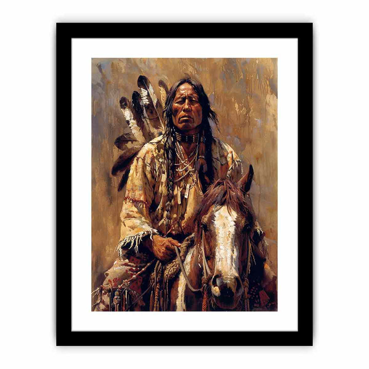 Native Ride  Art Print