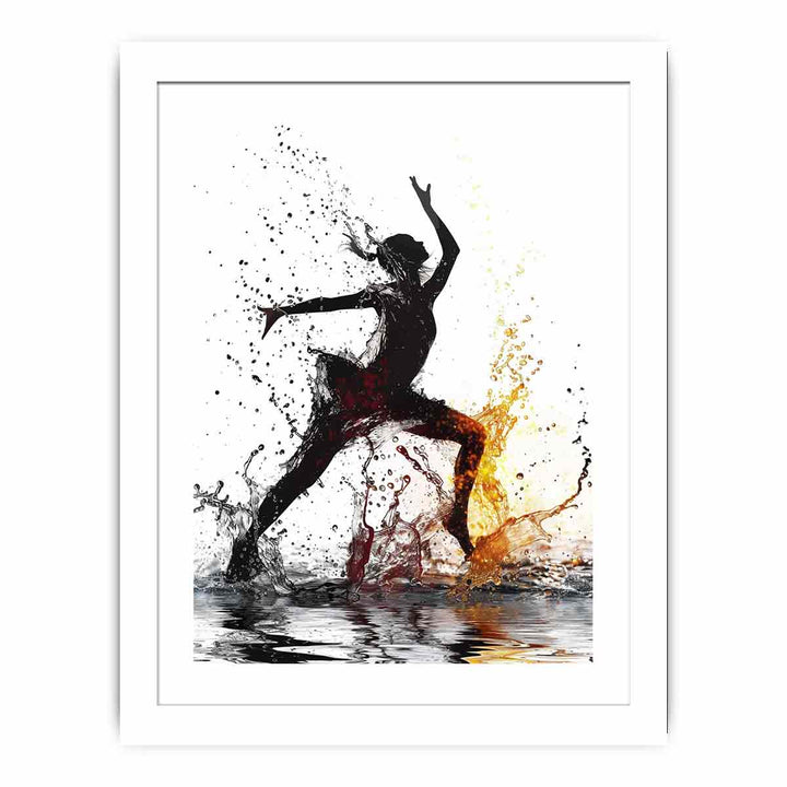 Splashdance Streched canvas