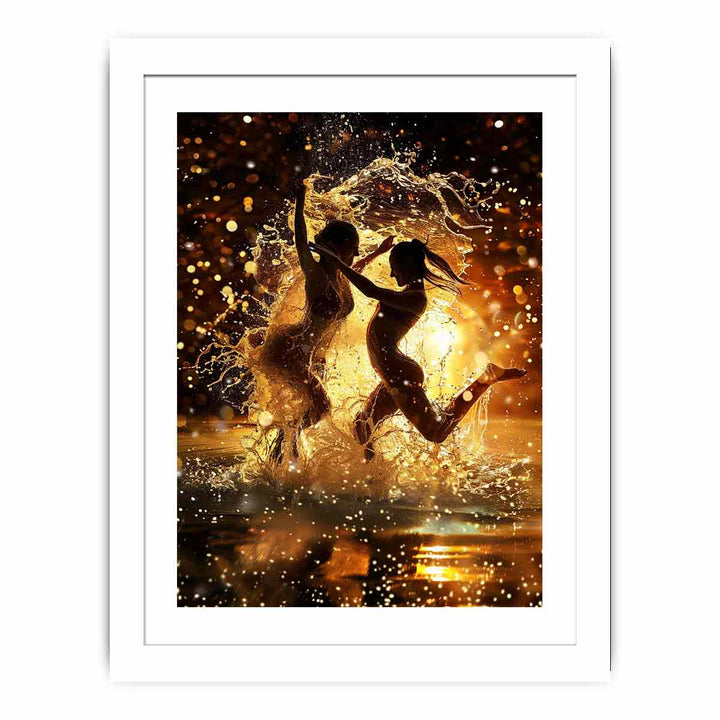 Splash Dance Streched canvas