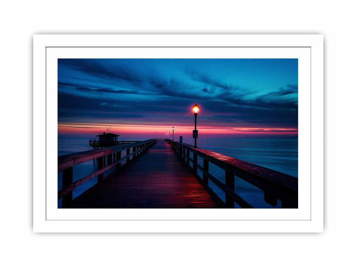 Beautiful Pier Streched canvas